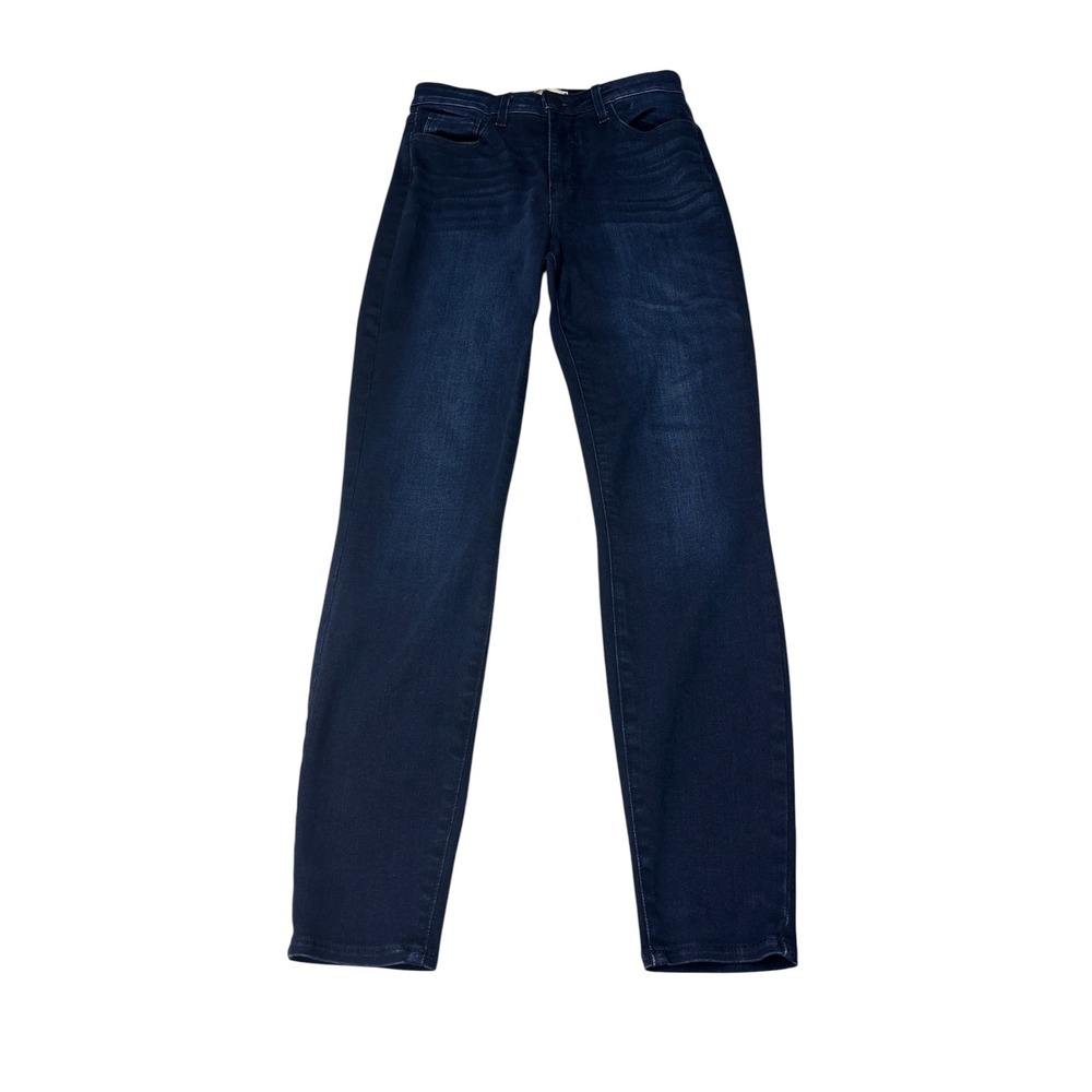 L'AGENCE Margot High Rise Skinny Jeans Marino Indigo Stretch Womens 27X27 USA